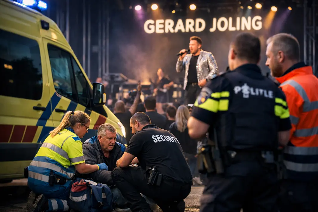 Contact gelegd na incident met bezoeker tijdens optreden Gerard Joling