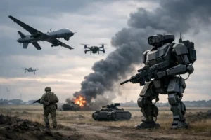 De opkomst van drones en robots verandert het oorlogsfront ingrijpend