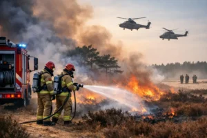Natuurbranden in Nederland: Brandweer blust meerdere branden, protocollen militaire oefeningen onder de loep