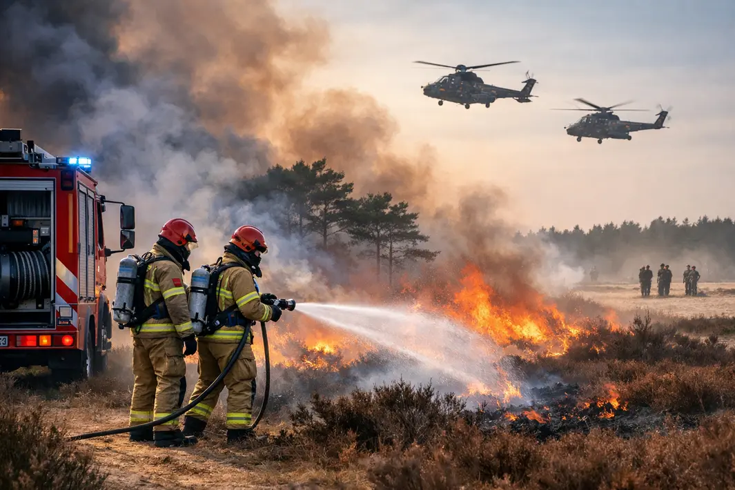 Natuurbranden in Nederland: Brandweer blust meerdere branden, protocollen militaire oefeningen onder de loep