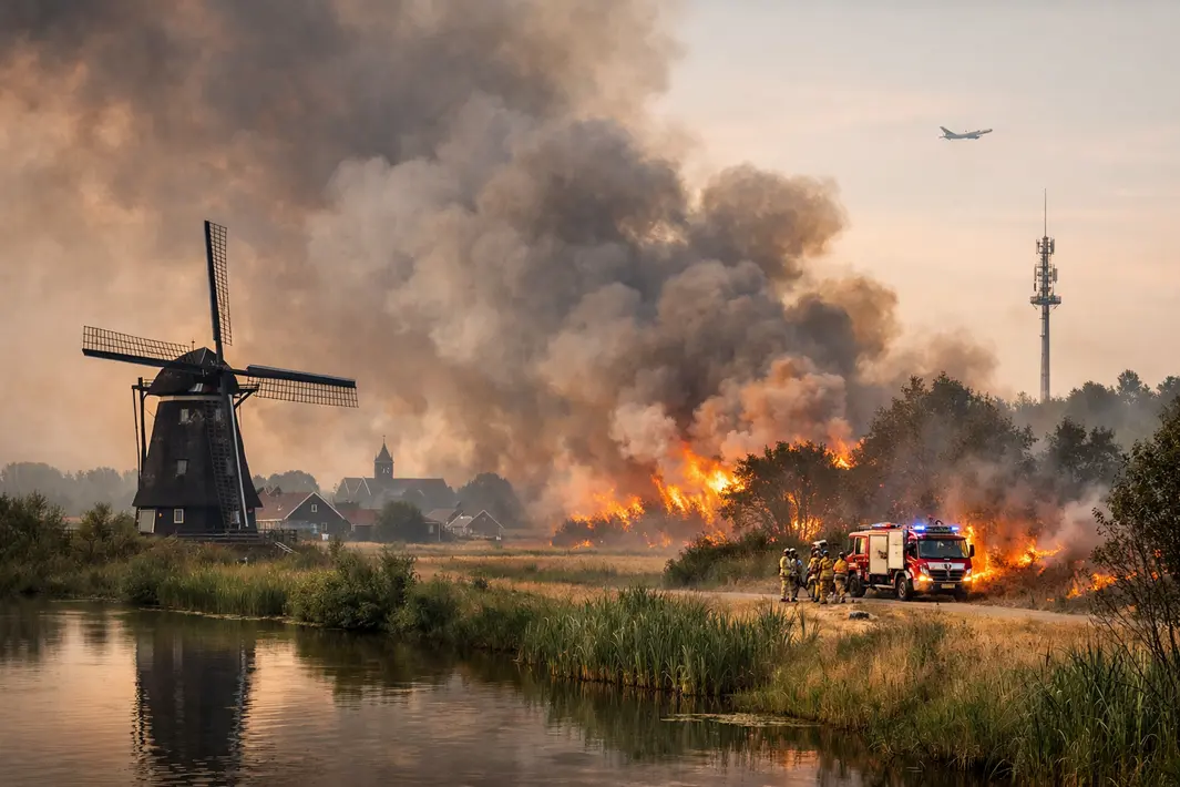 Natuurbranden verspreid door Nederland, NL-Alert actief in West-Brabant