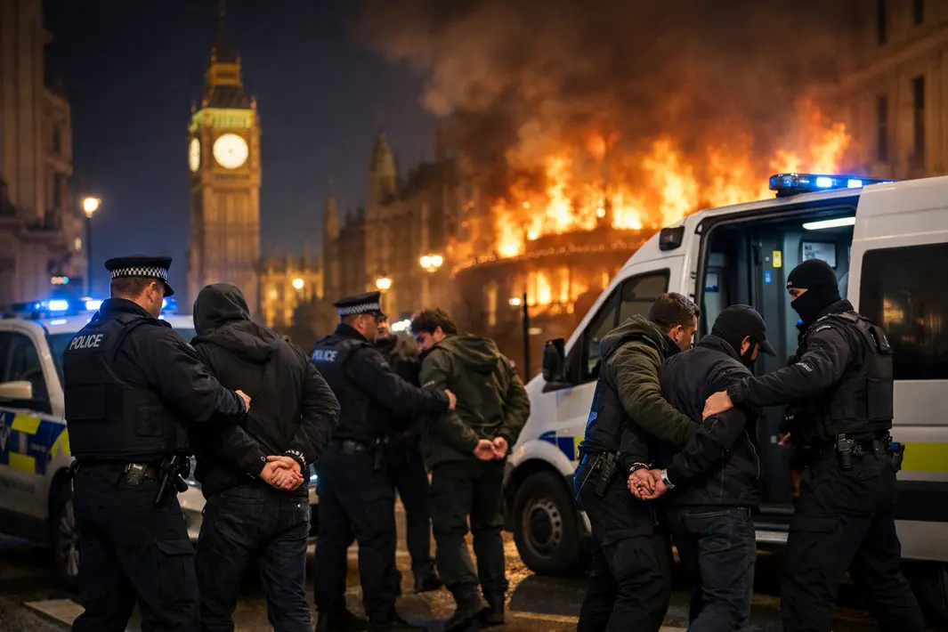 Politie verricht meerdere arrestaties na brandstichtingen in Londen