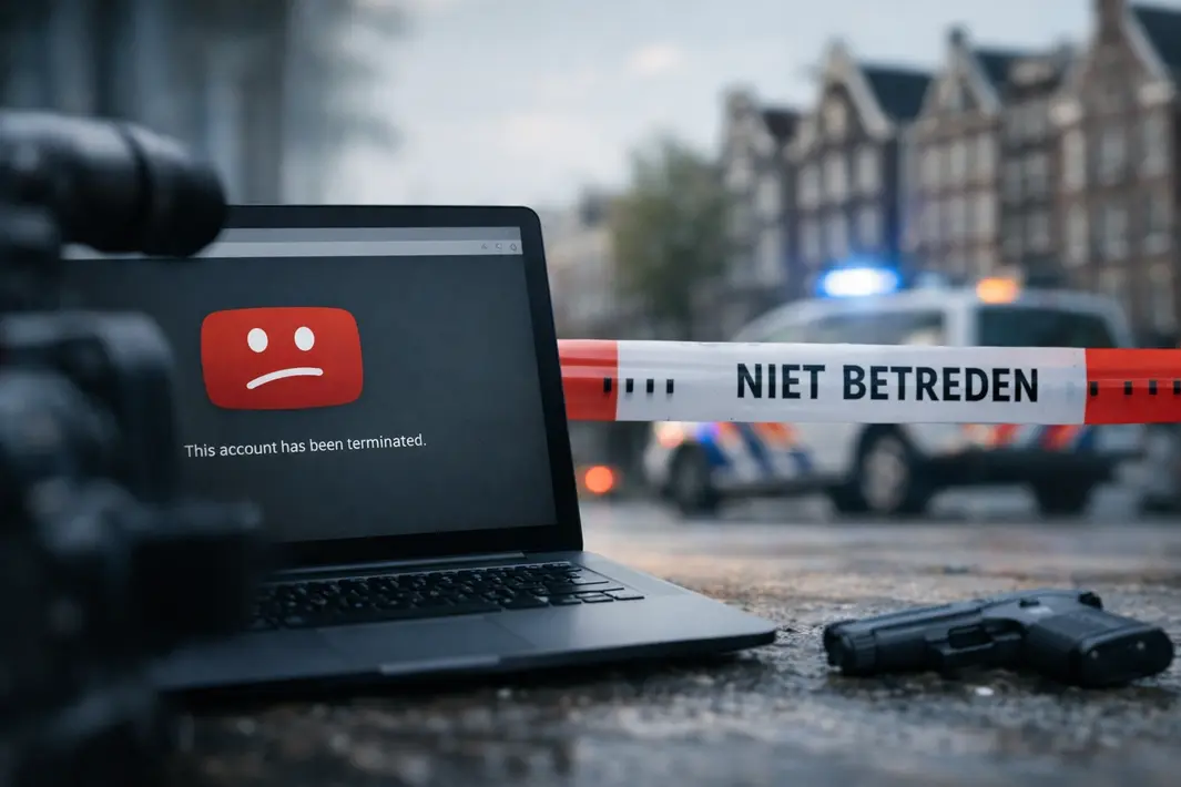 YouTube-account offline na link met fatale schietpartij in Amsterdam