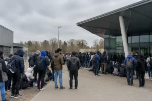 Opvang Ter Apel Tweede Dag Op Rij Overvol, Asielzoekers Wachten Lang Buiten