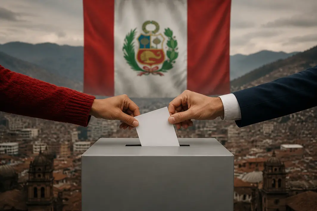 Run-off presidentsverkiezingen in Peru tussen links en rechts