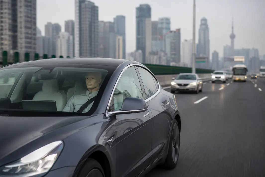 Autopilot-veiligheid omzeild met plastic poppen in China