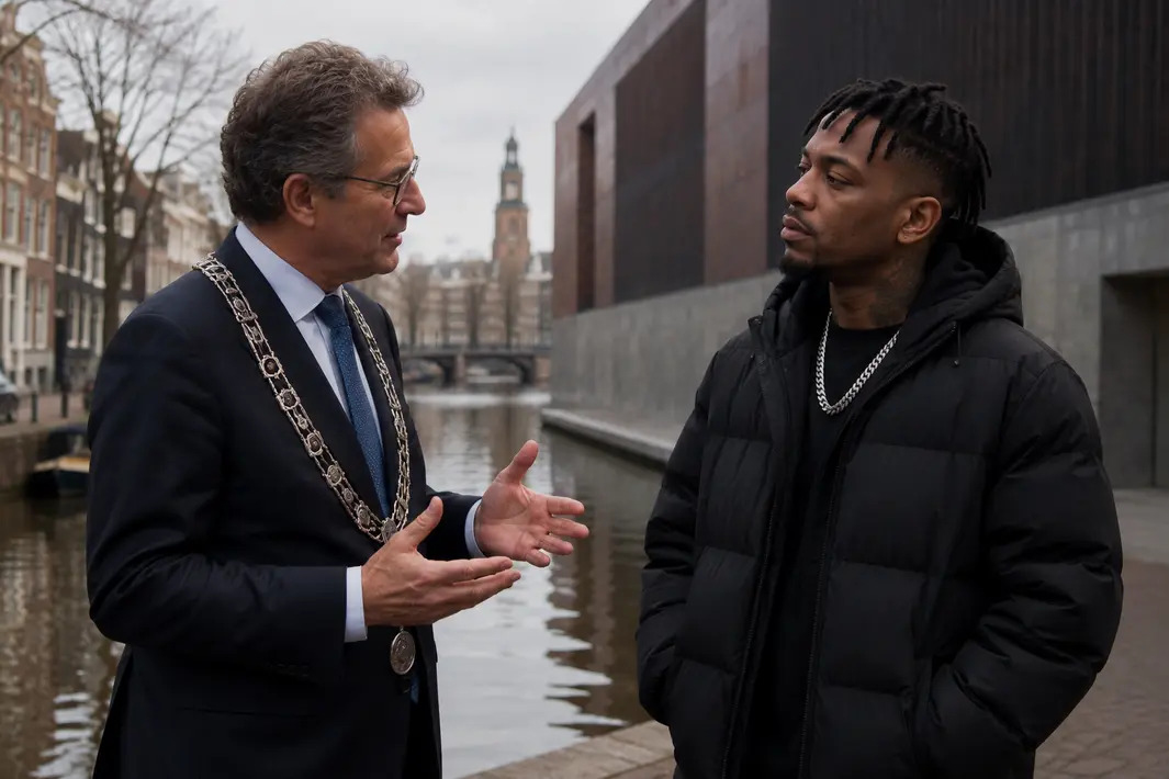Burgemeester nodigt rapper uit voor bezoek aan Holocaustmuseum in Amsterdam