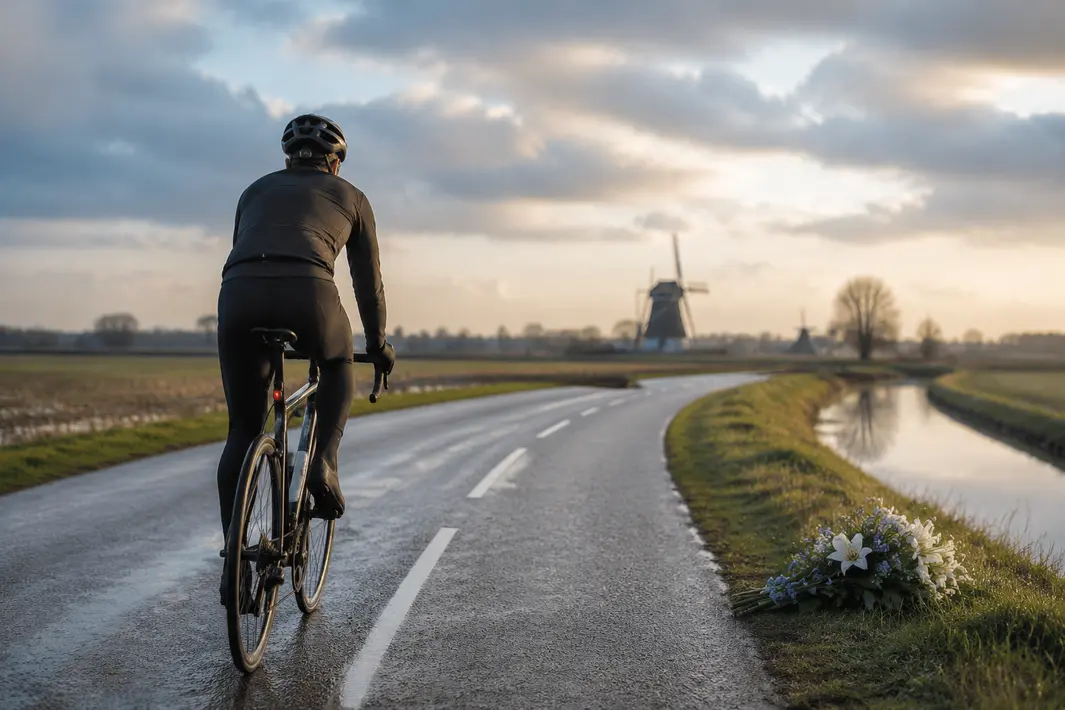 Buurman fietst 500 kilometer ter nagedachtenis aan overleden jongen