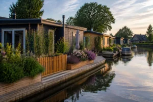 Gemeente stelt regels voor tuintjes en schuttingen bij woonboten in Giethoorn