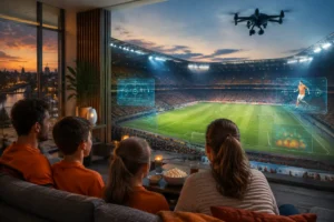 Innovaties tijdens WK voetbal geven beeld van toekomstig kijkplezier in Nederland