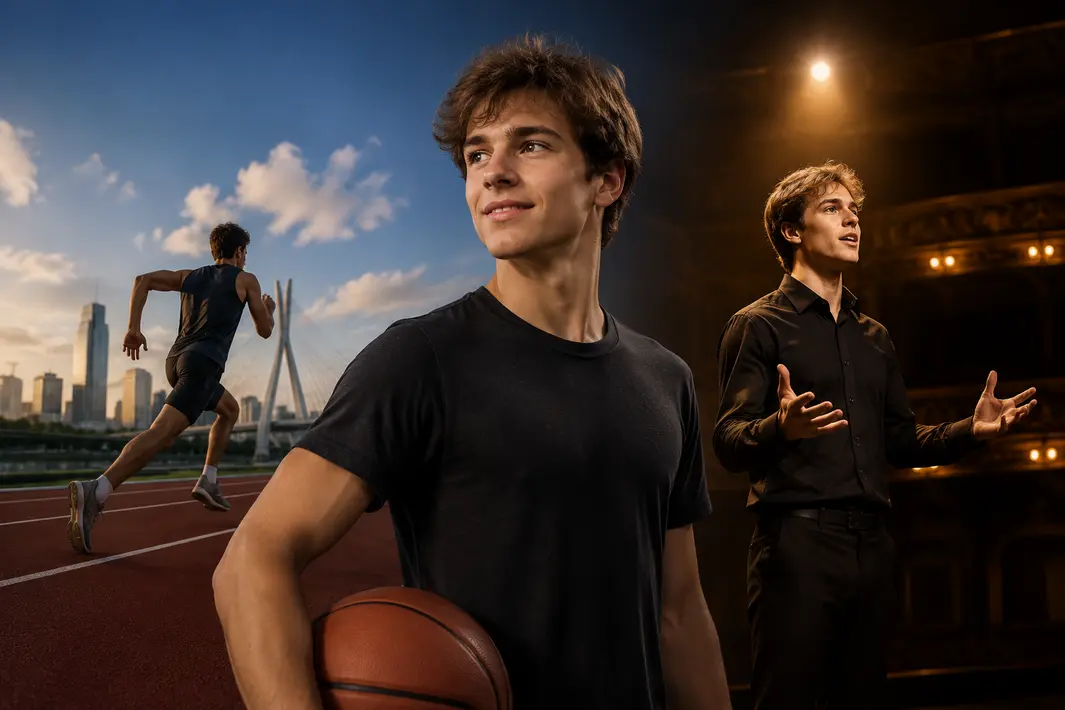 Sportman Siebe toont talenten wereldwijd in sport en theater