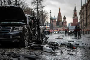 Bomaanslag in Moskou gericht op hoge militaire functionaris