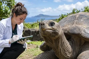 Nieuw onderzoek naar reuzenschildpad Jonathan kan inzichten geven in veroudering