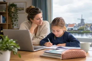 Toenemende aandacht voor thuisonderwijs in Nederlandse gezinnen