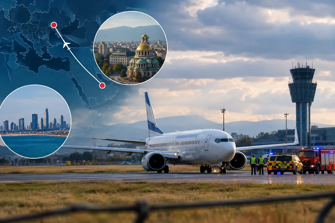Vliegtuig uit Tel Aviv maakt noodlanding in Sofia na verdachte melding